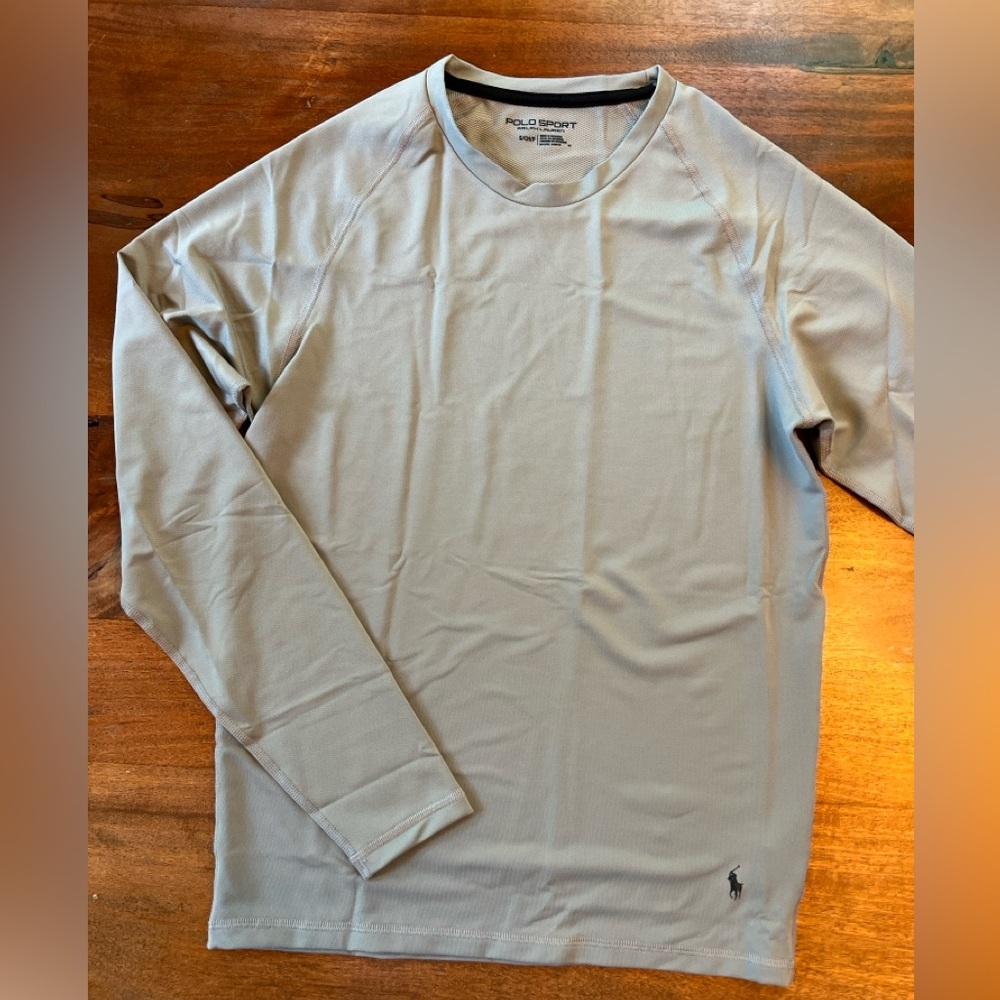 Polo Sport Performance Long Sleeve Shirt Men's Size Small